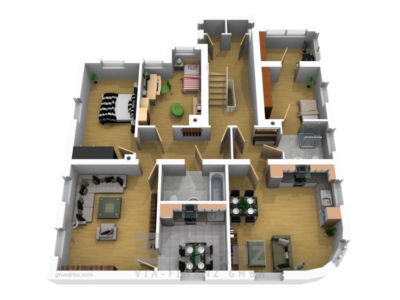Grundriss 1 +2OG Grundriss 1 +2OG